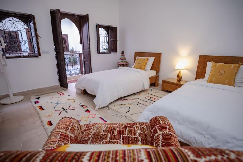 Vakantiehuis Paisible Privatif Au Coeur De Marrakech *